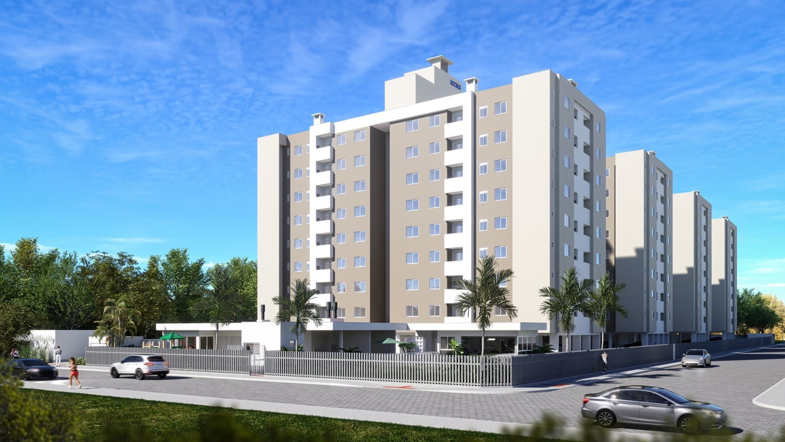 Perspectiva do Empreendimento - Empreendimento à venda, Rio Caveiras, Biguaçu, SC | Madri Imóveis