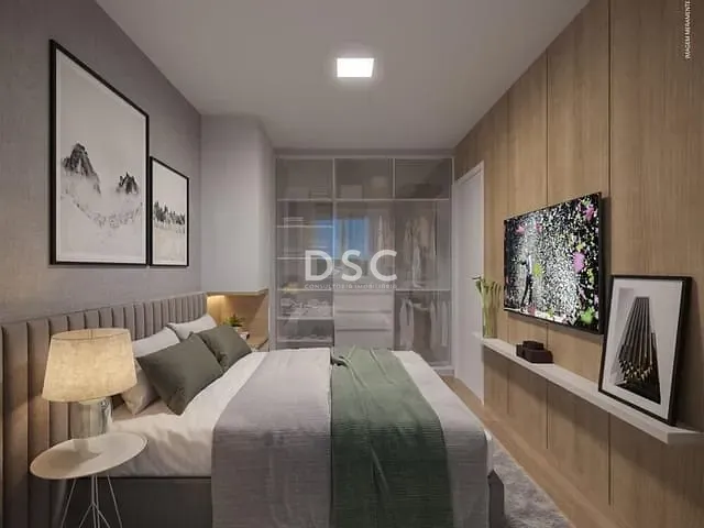 Apartamento 2 quartos e 1 banheiro, à venda, no bairro Santa Cândida em Curitiba