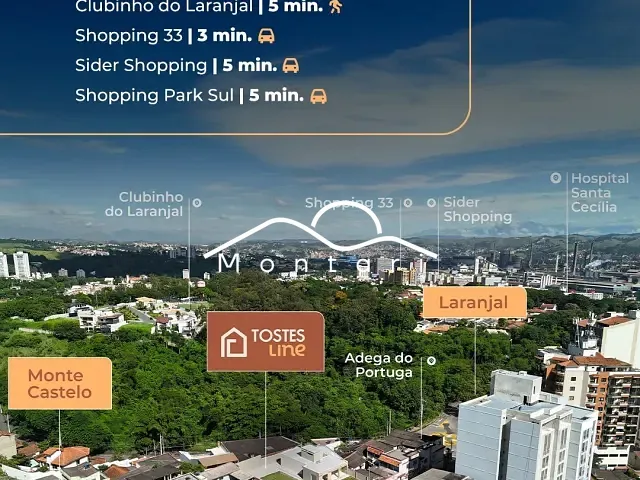 Empreendimento disponível, no bairro Monte Castelo em Volta Redonda
