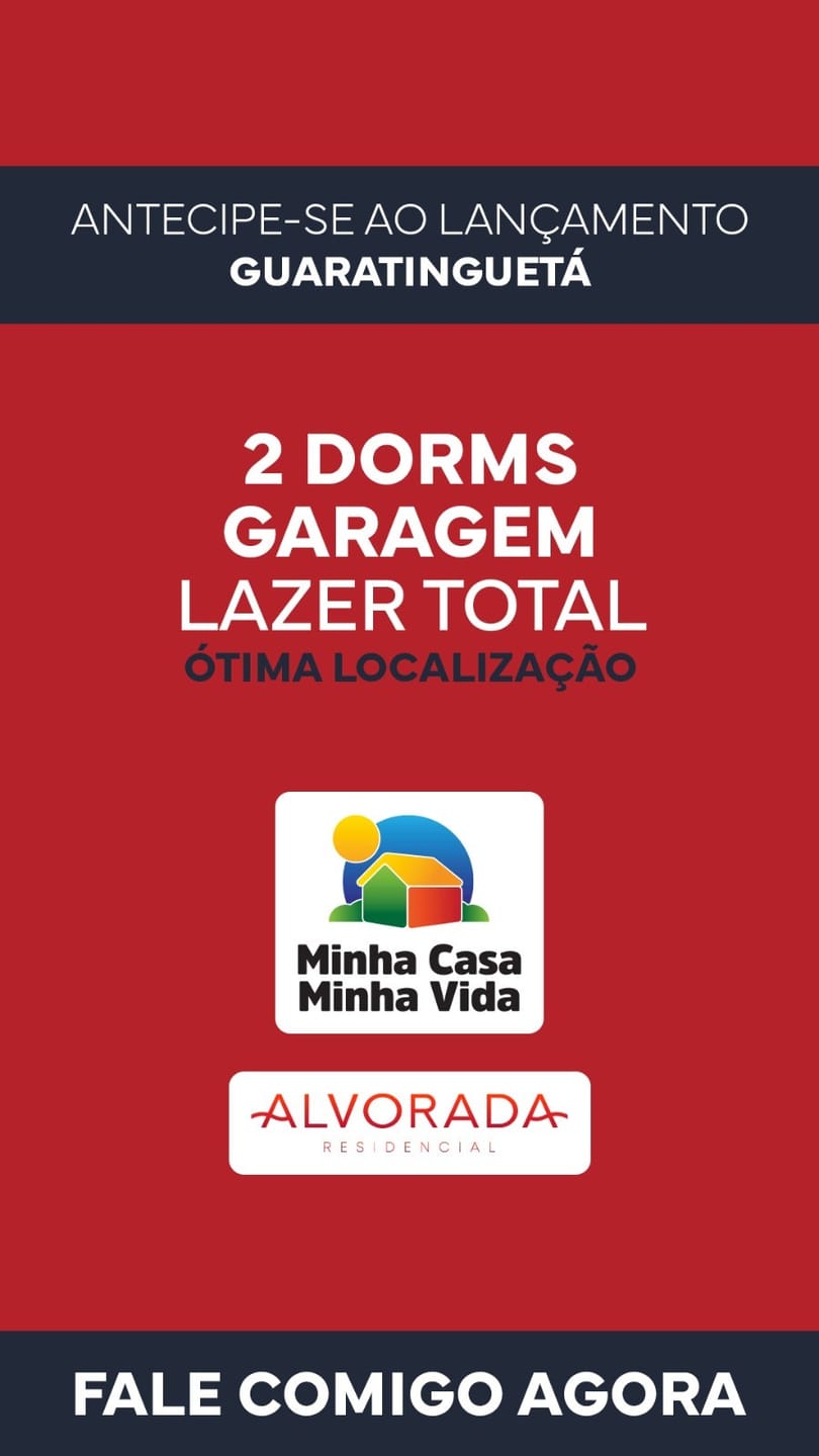 NOVO EMPREENDIMENTO EM GUARATINGUETÁ
