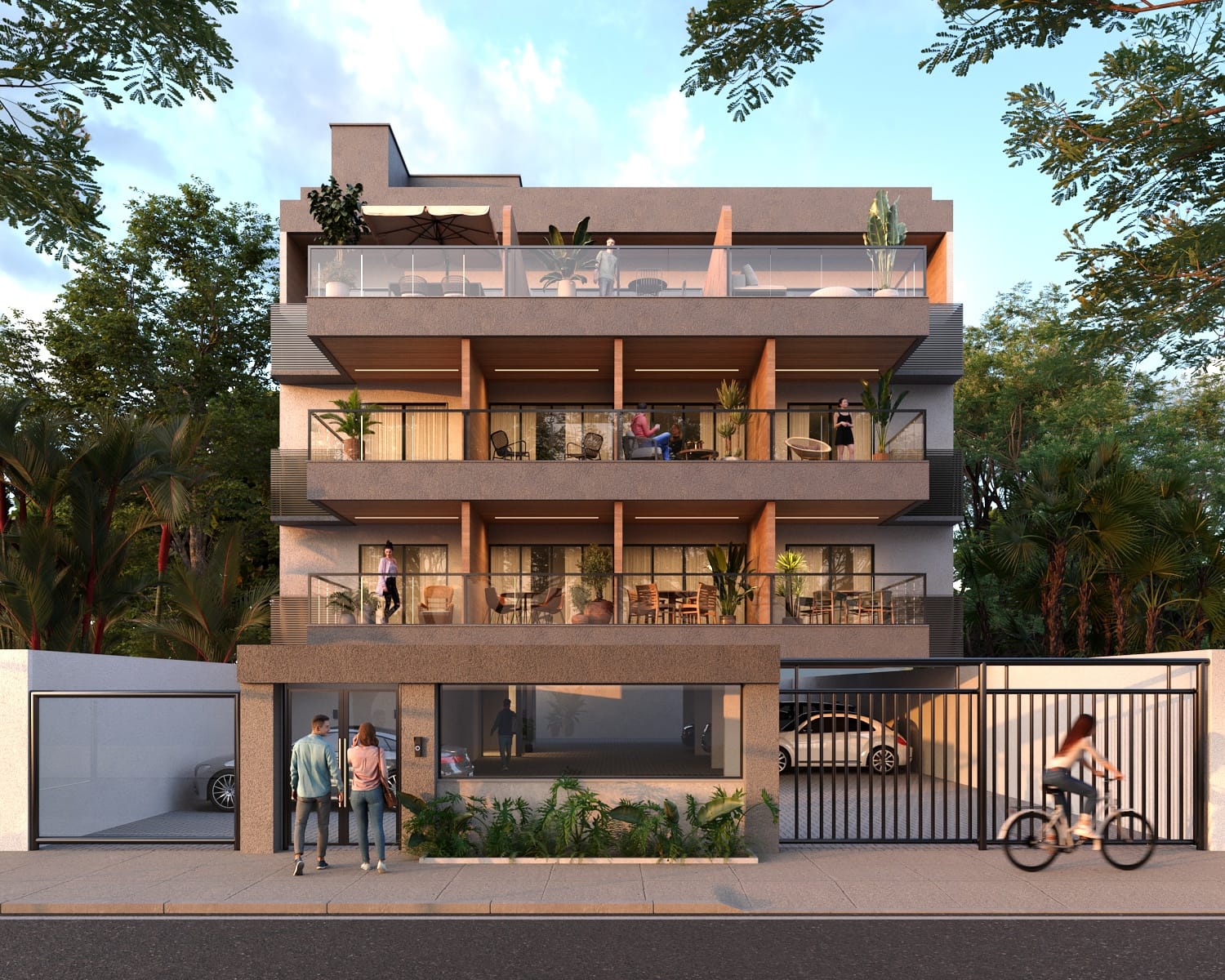 Perspectiva do Empreendimento - Barrinha Beach Studio - Lançamento Exclusivo de Studios no Recreio dos Bandeirantes, RJ | Martins Ferreira Imóveis