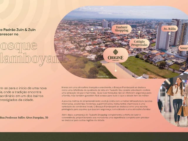 Empreendimento disponível, no bairro Loteamento Residencial e Comercial Bosque Flamboyant em Taubaté