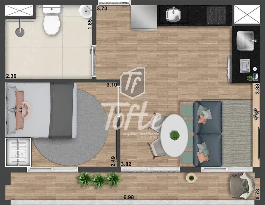 Apartamento, 2 quartos, 39 m² - Foto 25