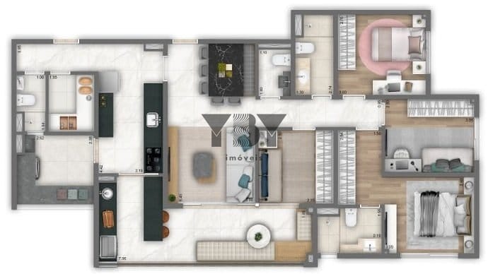 Apartamento à venda com 4 quartos, 116m² - Foto 18