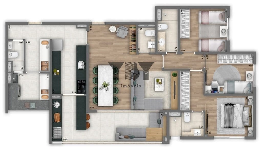 Apartamento à venda com 4 quartos, 116m² - Foto 19