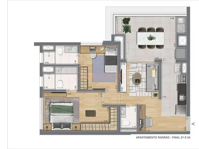 Empreendimento disponível, no bairro Pinheiros em São Paulo