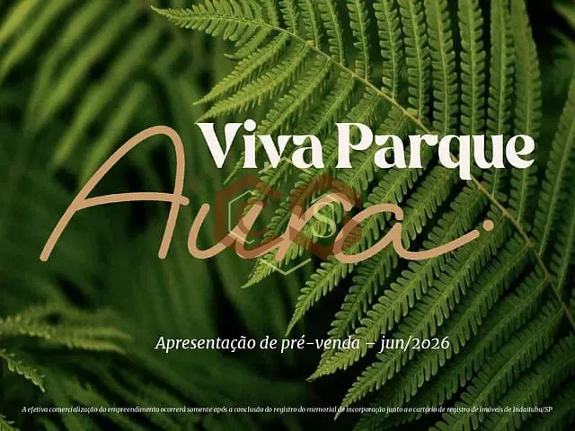 Empreendimento disponível, no bairro Viva Parque Aura em Indaiatuba