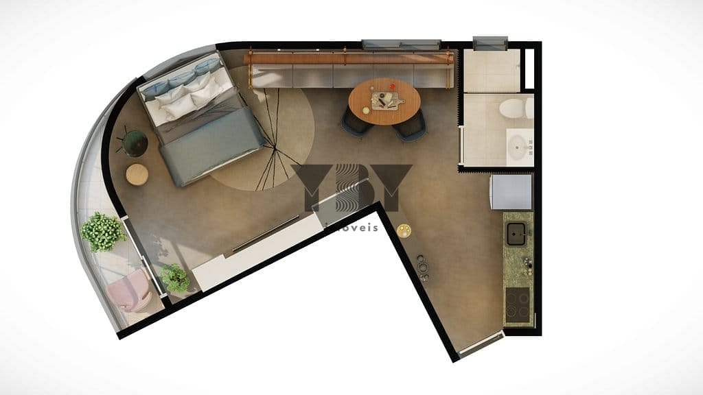 Apartamento, 1 quarto, 34 m² - Foto 36