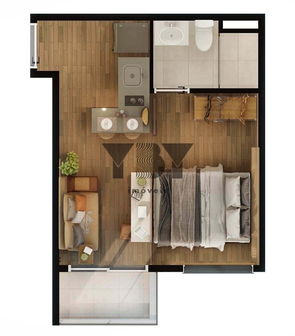 Apartamento, 1 quarto, 58 m² - Foto 31