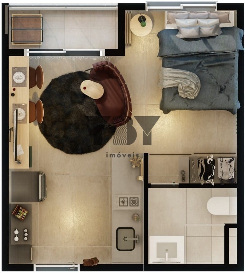 Apartamento, 1 quarto, 58 m² - Foto 33