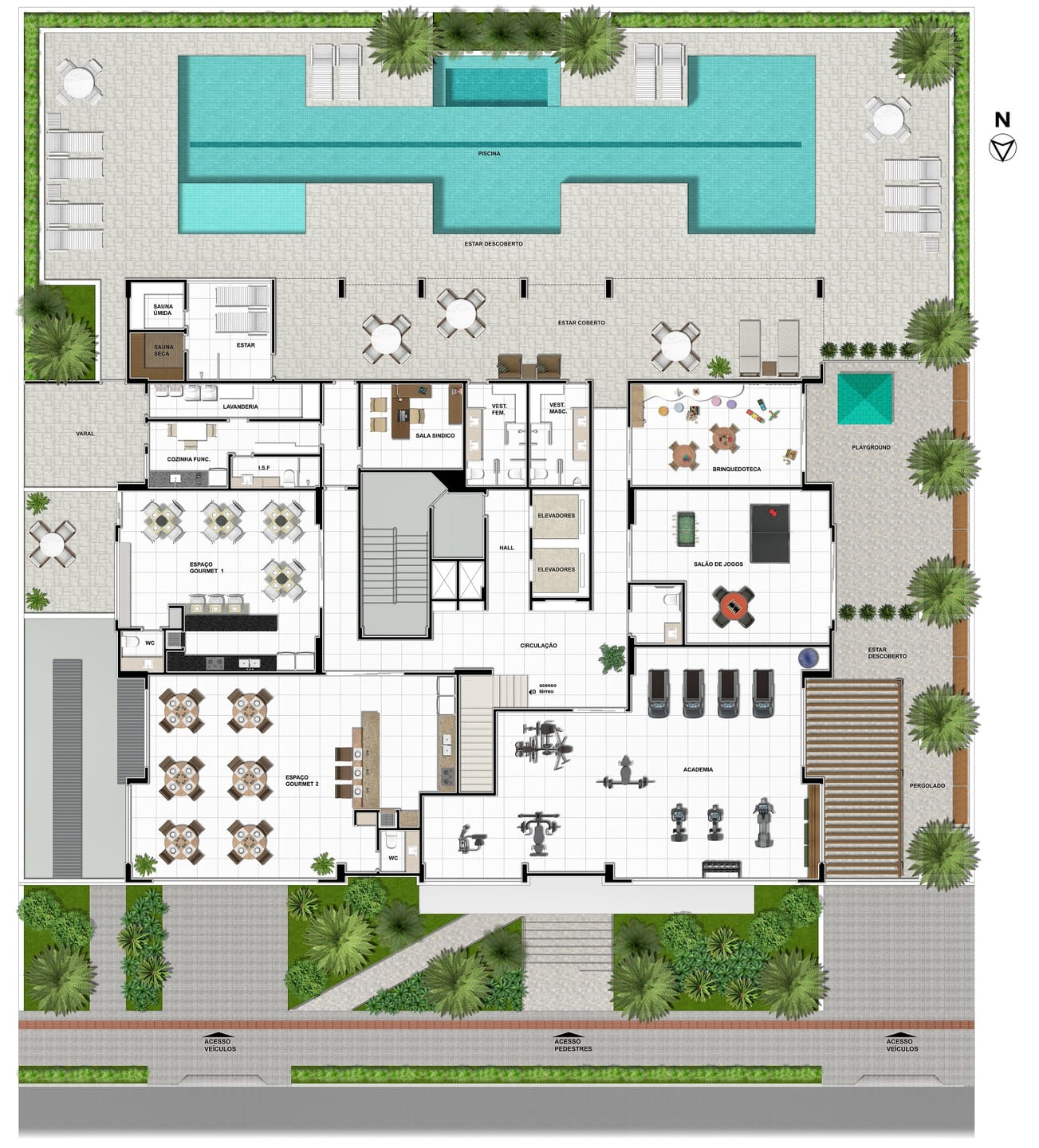 Perspectiva do Empreendimento - CONDOMÍNIO EDIFÍCIO RESIDENCIAL BALI, ÁREA CENTRAL, LONDRINA, PR | GALMO CONSTRUTORA | Arbo Imóveis