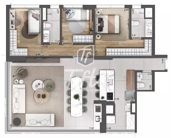 Apartamento, 3 quartos, 111 m² - Foto 29