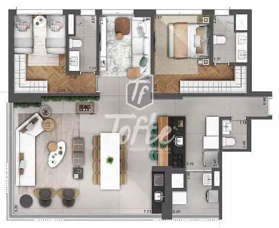 Apartamento, 3 quartos, 111 m² - Foto 31