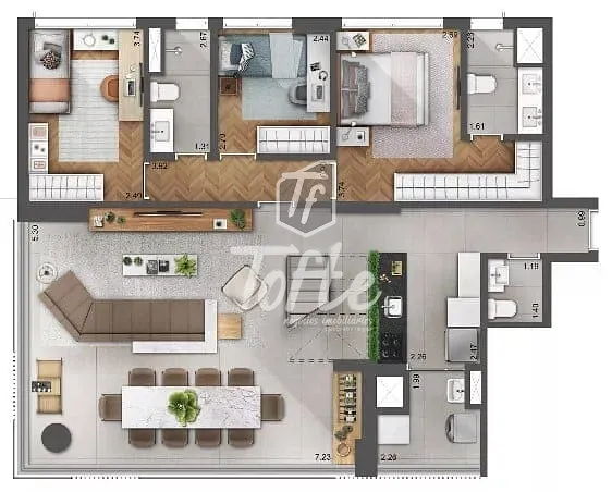 Apartamento, 3 quartos, 111 m² - Foto 36