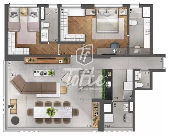 Apartamento, 3 quartos, 111 m² - Foto 37