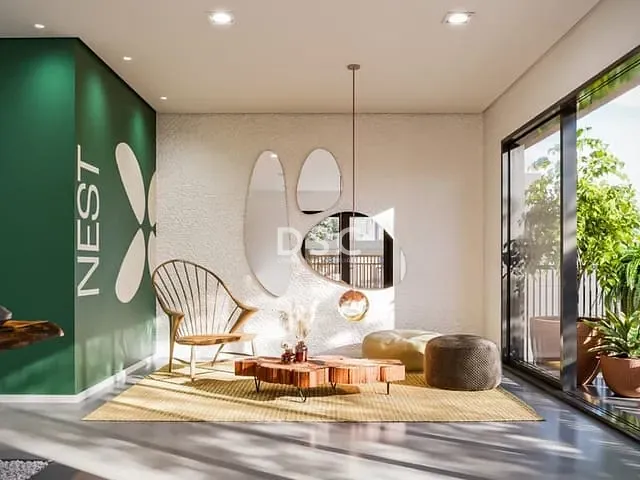 Apartamento 2 quartos e 3 banheiros, à venda, no bairro Bacacheri em Curitiba