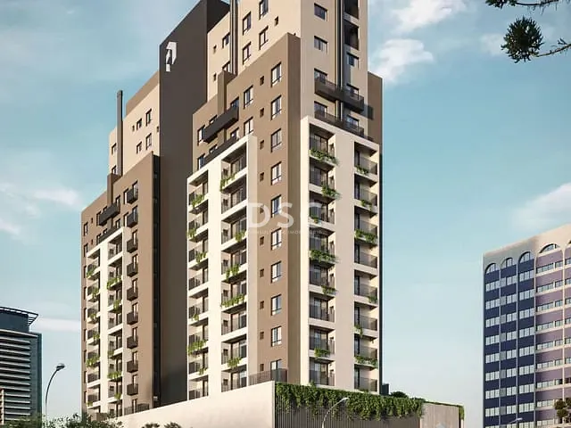 Studio 1 quarto e 1 banheiro, à venda, no bairro Água Verde em Curitiba