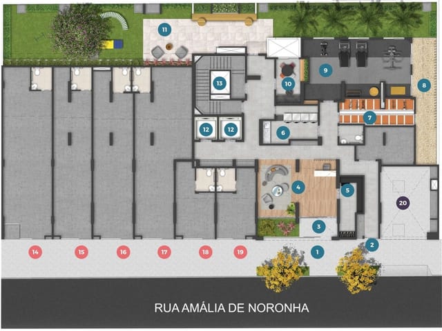Planta do Loja - Loja à venda 90.77M² Pinheiros São Paulo - SP | Correteria Imóveis