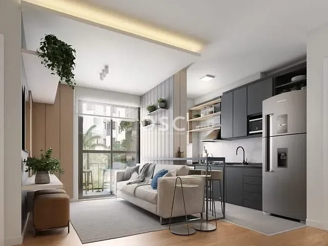 Apartamento 2 quartos e 1 banheiro, à venda, no bairro Hauer em Curitiba
