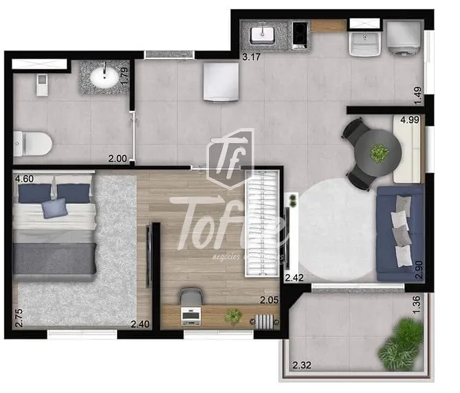 Apartamento, 2 quartos, 40 m² - Foto 19