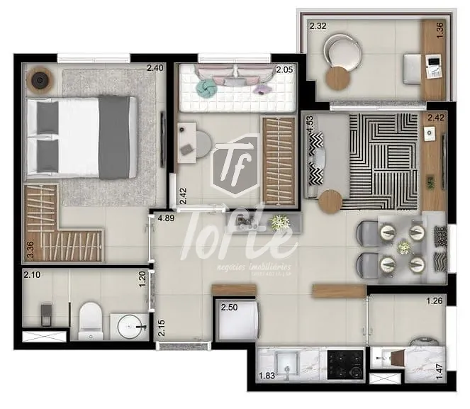 Apartamento, 2 quartos, 40 m² - Foto 20