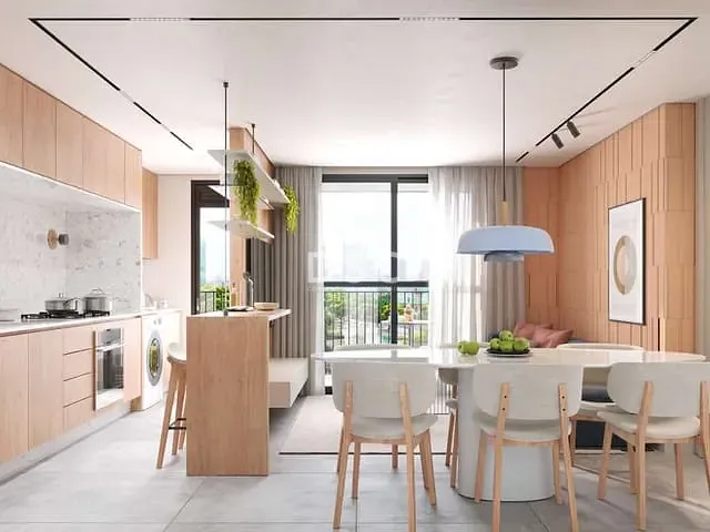 Apartamento 2 quartos e 2 banheiros, à venda, no bairro Campina do Siqueira em Curitiba