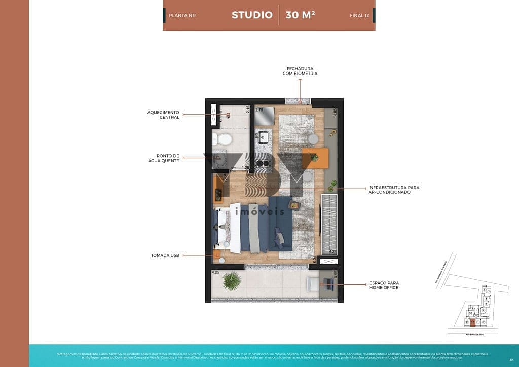 Apartamento, 1 quarto, 27 m² - Foto 24