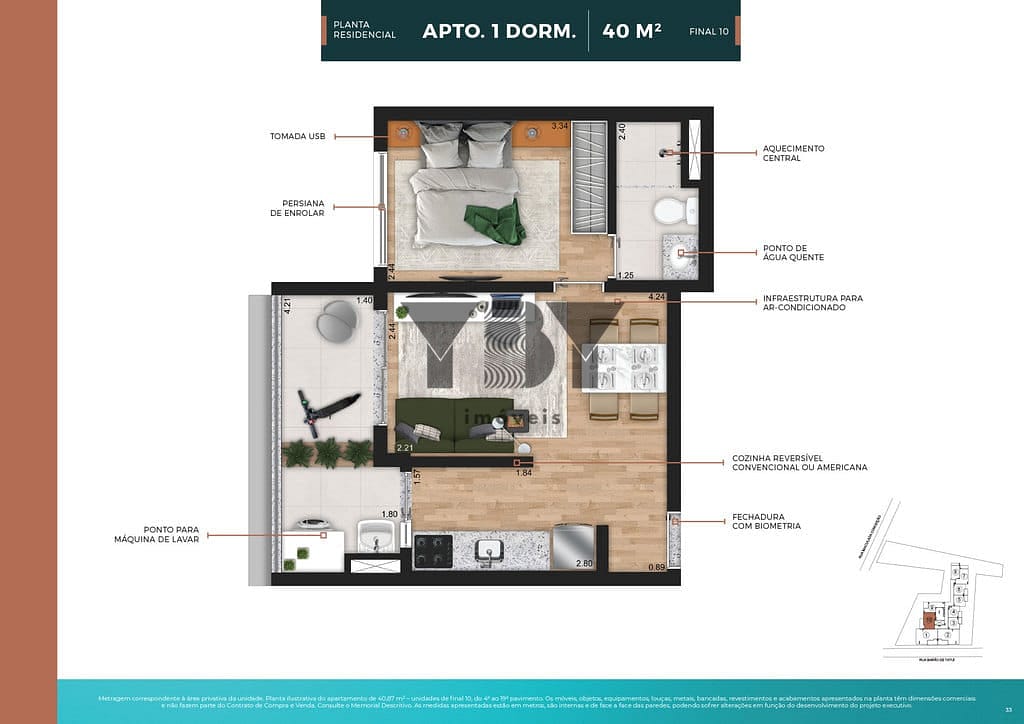 Apartamento, 1 quarto, 27 m² - Foto 30