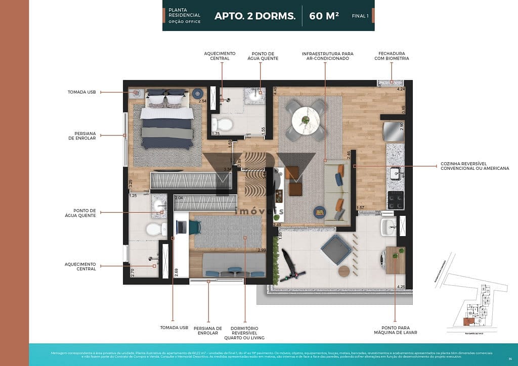 Apartamento, 1 quarto, 27 m² - Foto 33