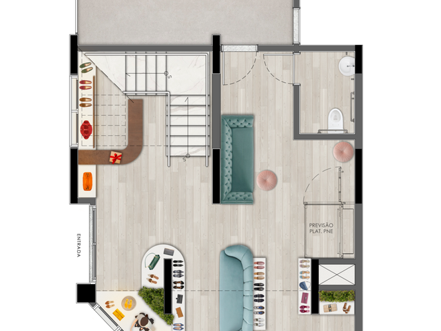 Planta do Empreendimento - Empreendimento Comercial à venda República São Paulo - SP | Terraço República - Lojas | Correteria Imóveis