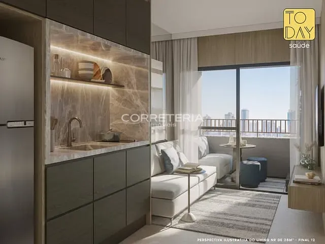 Apartamento 1 quarto e 1 banheiro, à venda, no bairro Saúde em São Paulo