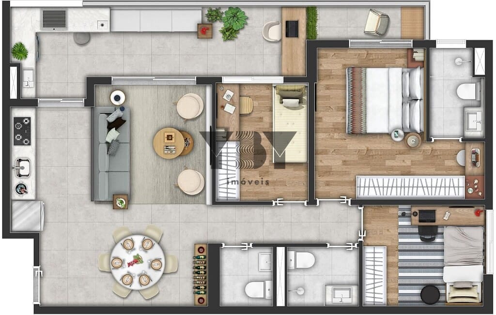 Apartamento, 3 quartos, 84 m² - Foto 17