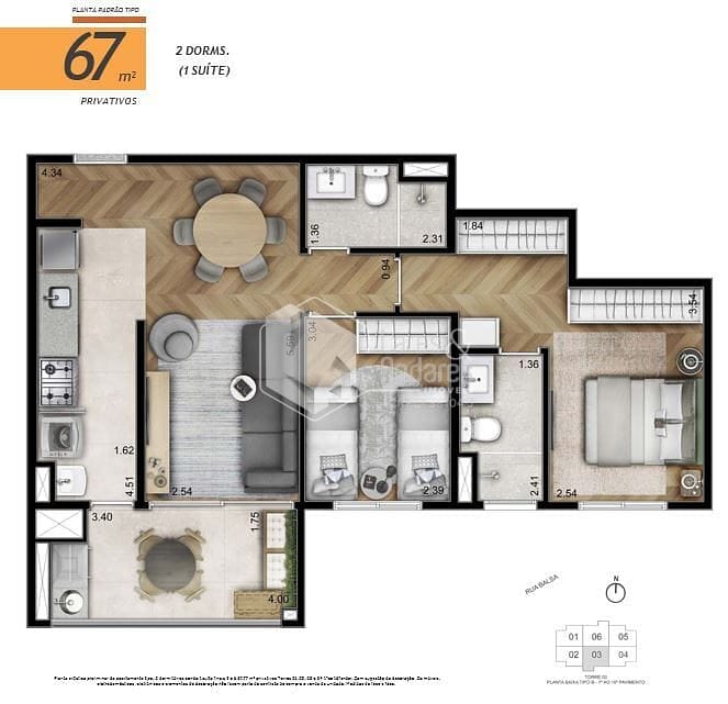 Apartamento à venda com 3 quartos, 86m² - Foto 25