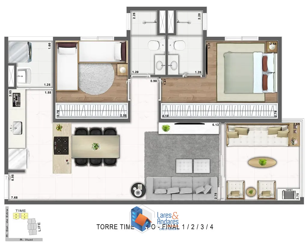 Apartamento, 2 quartos, 67 m² - Foto 20