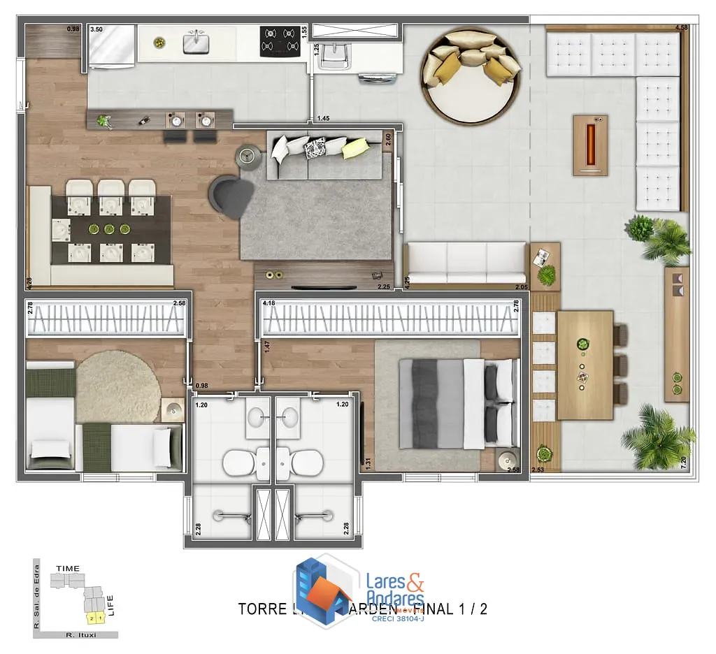 Apartamento, 2 quartos, 67 m² - Foto 23