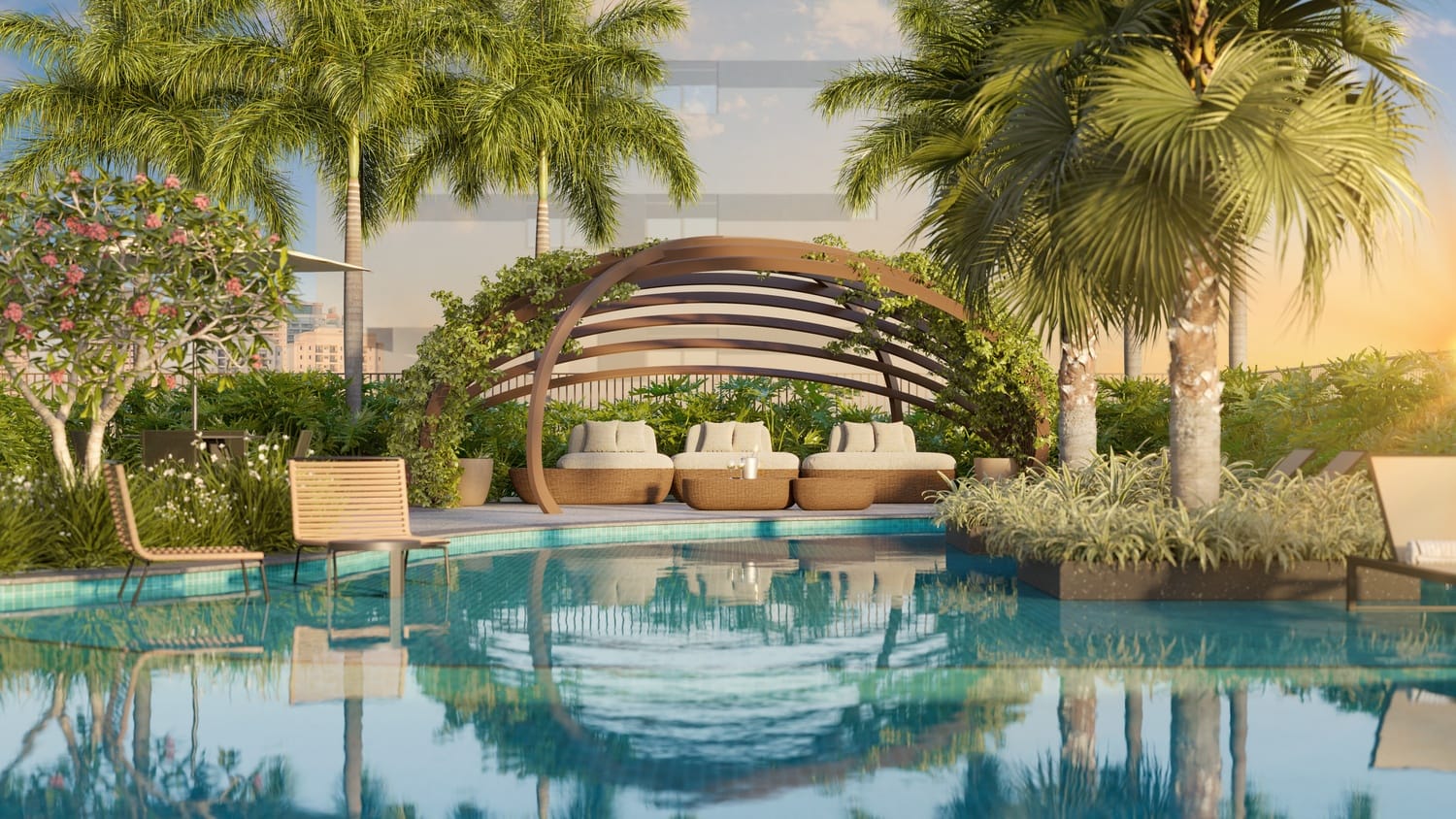 Perspectiva do Empreendimento - Apartamentos Vila Anastácio | 62m² e 76m² | Garden Design Park | Vista Livre