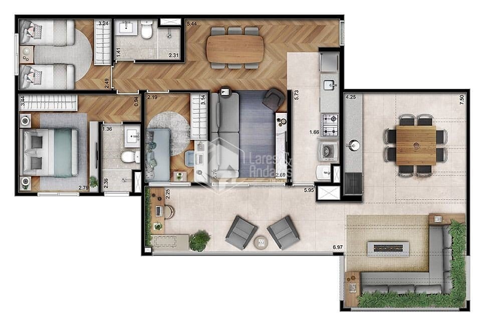 Apartamento à venda com 3 quartos, 86m² - Foto 51