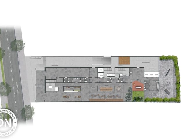 Planta do Loja - Loja à venda 3 Vagas 316.3M² Consolação São Paulo - SP | Lares e Andares Imóveis