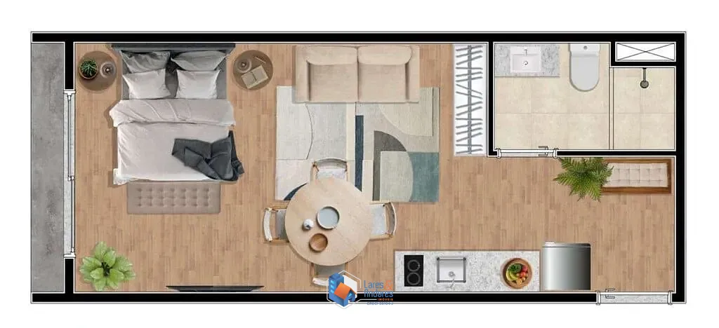 Apartamento, 1 quarto, 25 m² - Foto 37