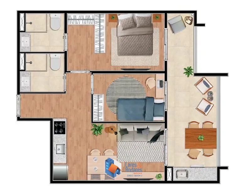 Apartamento, 1 quarto, 25 m² - Foto 38