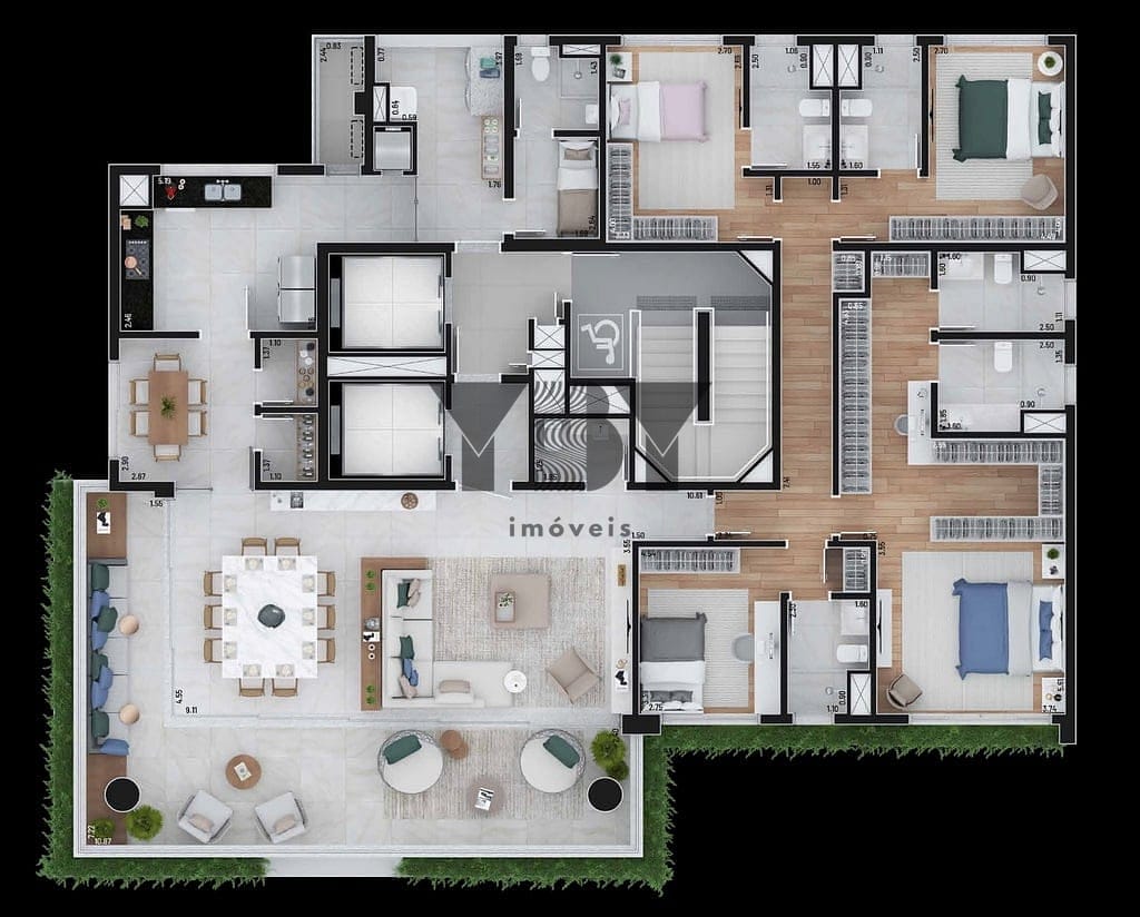 Apartamento, 4 quartos, 276 m² - Foto 15