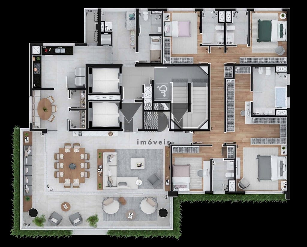 Apartamento, 4 quartos, 276 m² - Foto 16