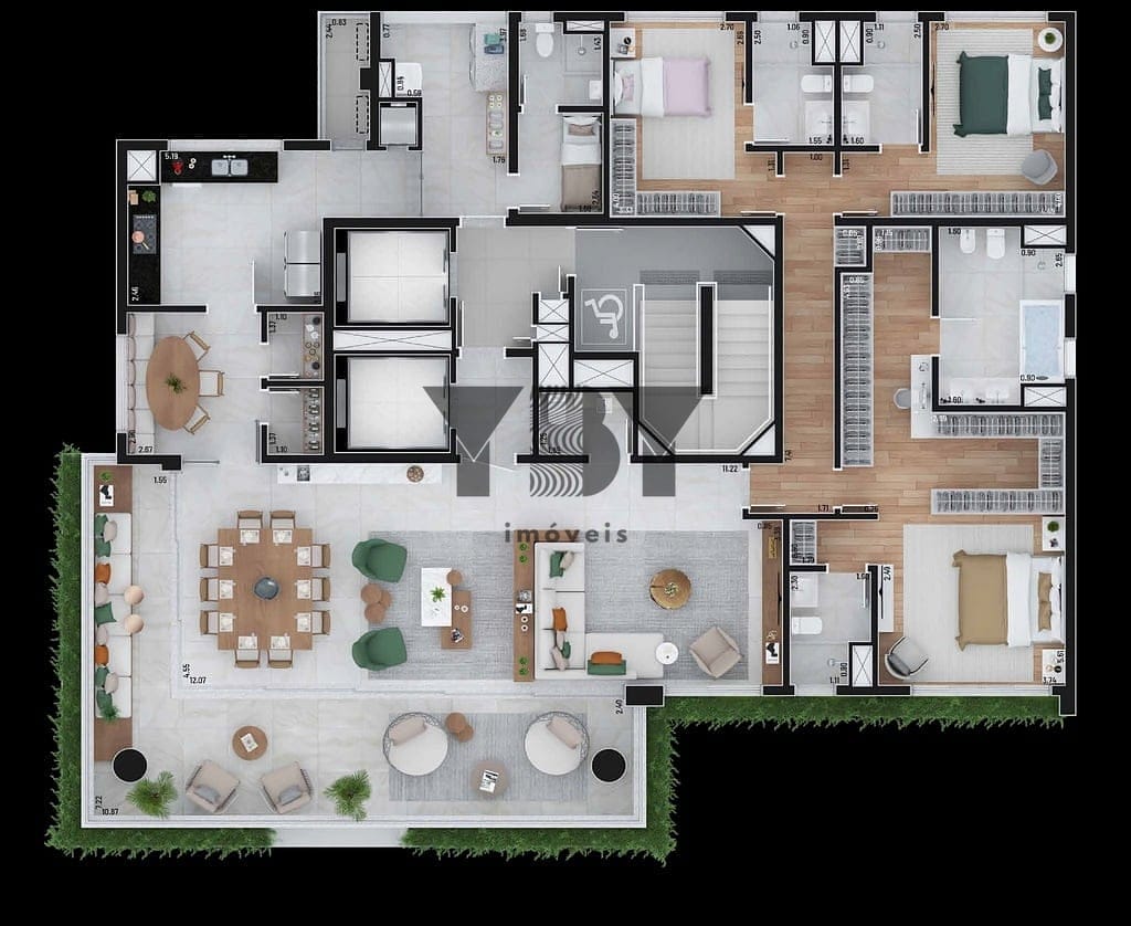 Apartamento, 4 quartos, 276 m² - Foto 18