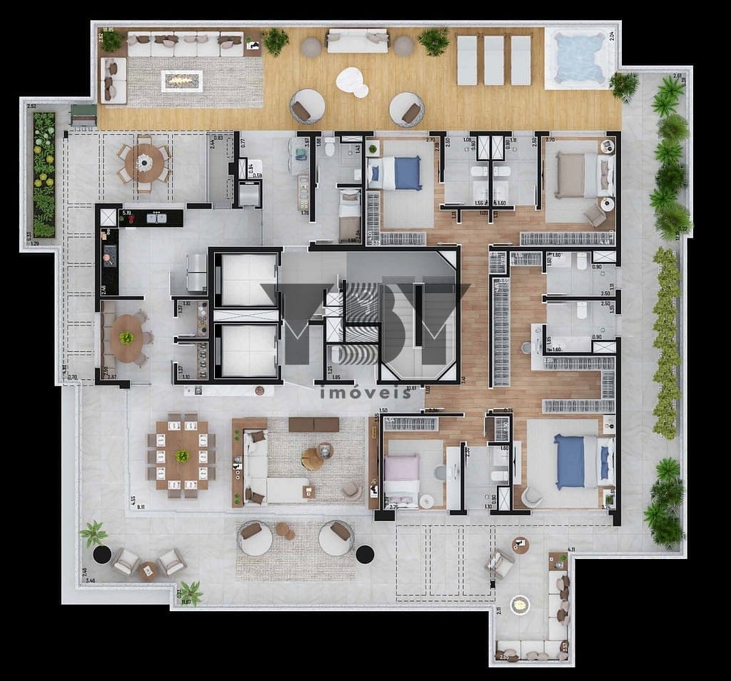 Apartamento, 4 quartos, 276 m² - Foto 19