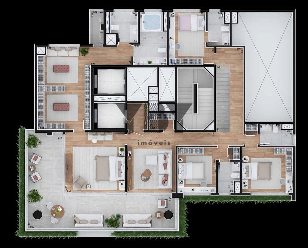 Apartamento, 4 quartos, 276 m² - Foto 20