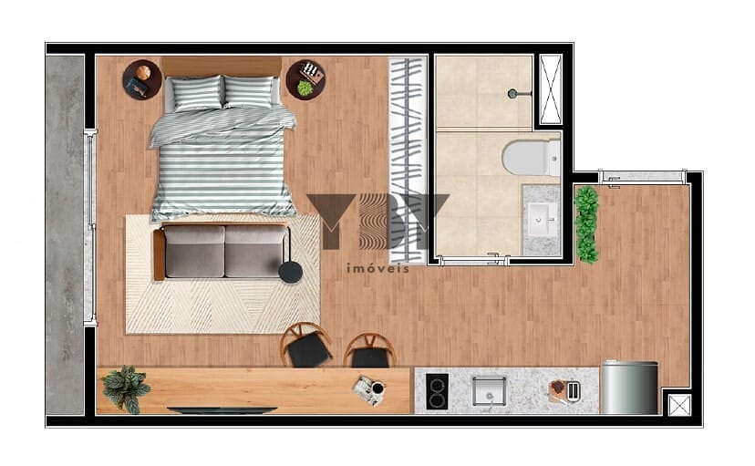 Apartamento, 1 quarto, 25 m² - Foto 36