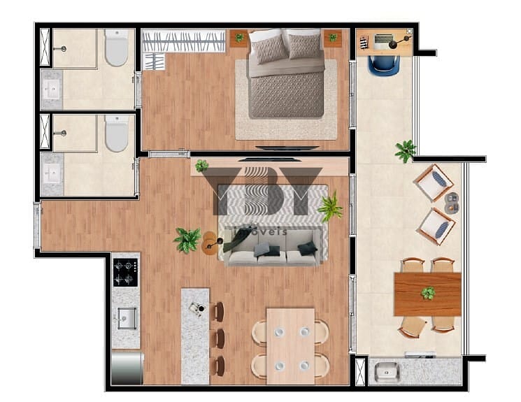 Apartamento, 1 quarto, 25 m² - Foto 39