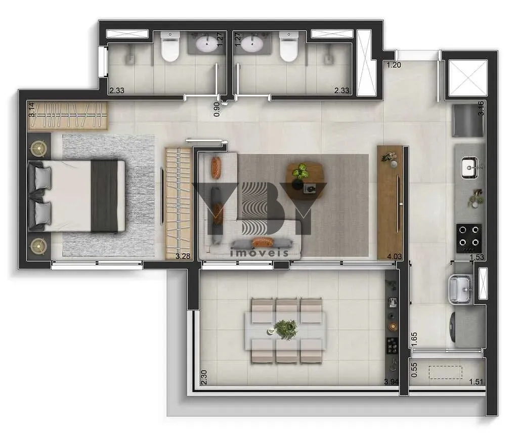 Apartamento, 2 quartos, 76 m² - Foto 8