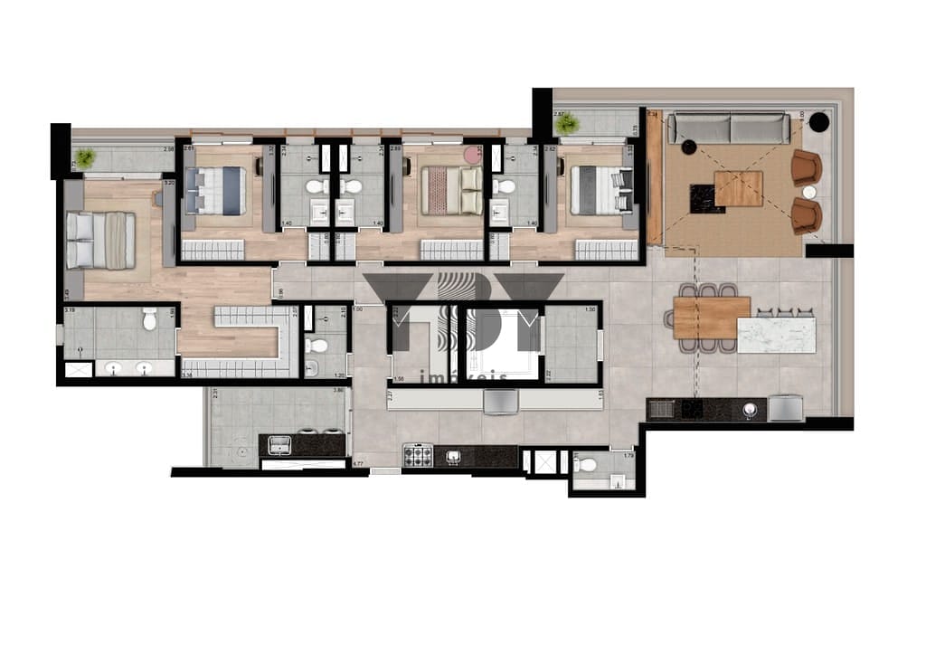 Apartamento, 4 quartos, 206 m² - Foto 27