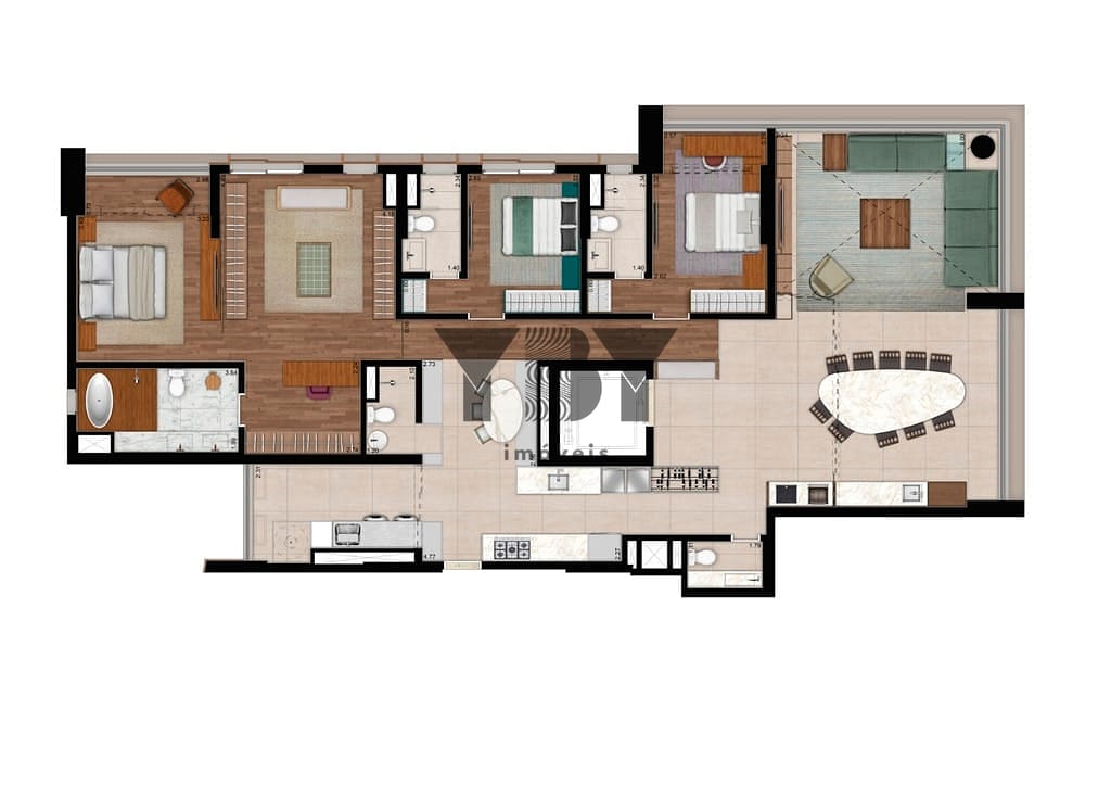 Apartamento, 4 quartos, 206 m² - Foto 29